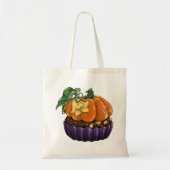 Tote Bag Citrouille Cupcake (Devant)