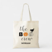Tote Bag Citrouille de chat noir de l'équipage de la cabine (Dos)