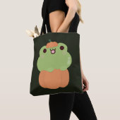 Tote Bag Citrouille de grenouille (De près)