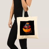 Tote Bag Citrouille de saucisse d'Halloween (Devant (produit))