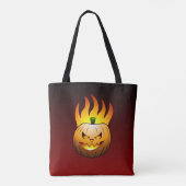 Tote Bag Citrouille d'Halloween (Dos)