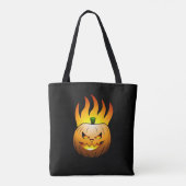 Tote Bag Citrouille d'Halloween (Dos)