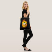 Tote Bag Citrouille d'Halloween (Sur le modèle)