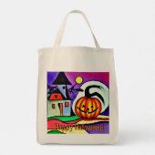 Tote Bag Citrouille d'Halloween 2 (Dos)