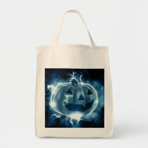 Tote Bag citrouille d'Halloween sous la pluie