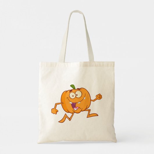 Tote Bag Citrouille en cours d'exécution (Dos)