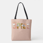 Tote Bag Citrouille Épice amusant Profil de la saveur d'aut (Dos)