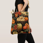 Tote Bag Citrouille et plus encore, automne, (De près)