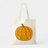 Tote Bag Citrouille Flute Halloween (Dos)