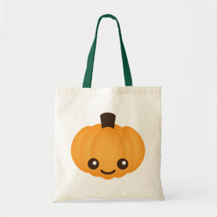 Tote Bag Citrouille Kawaii