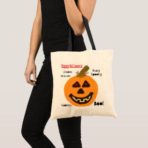 Tote Bag Citrouille orange d'Halloween
