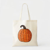 Tote Bag Citrouille parties scintillant (Devant)