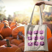 Tote Bag Citrouille rose
