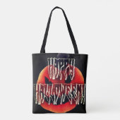 Tote Bag Citrouille Scare-Wht (Dos)