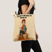 Tote Bag Citrouille Spice Latte - Ms Sass (De près)