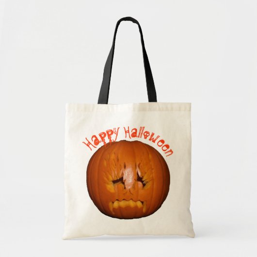 Tote Bag Citrouille, Tristes flammes (Devant)