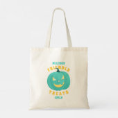 Tote Bag Citrouille turquoise Allergie non alimentaire Trai (Dos)