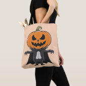 Tote Bag Citrouille Vampire (De près)