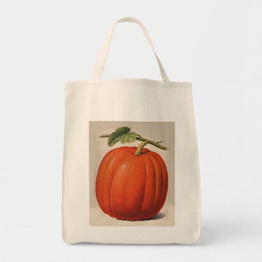 Tote Bag Citrouille vintage (Devant)