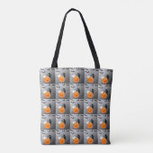 Tote Bag Citrouille Watcher : Scène de la lune hantée (Dos)