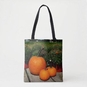 Tote Bag Citrouilles d'automne et mamans