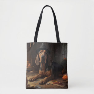 Tote Bag Citrouilles de limier d'Halloween effrayantes