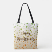Tote Bag Citrouilles de Thanksgiving (Dos)