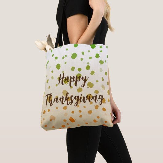 Tote Bag Citrouilles de Thanksgiving (De près)