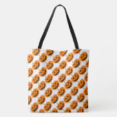 Tote Bag Citrouilles d'Halloween (Dos)