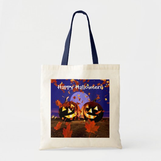 Tote Bag Citrouilles d'Halloween (Devant)