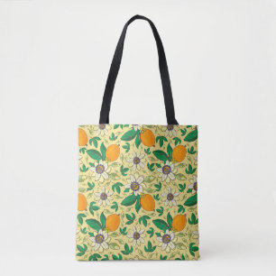 Tote Bag Citrouilles et Feuilles : Récolte d'automne