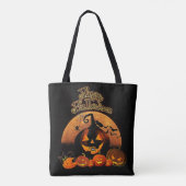 Tote Bag citrouilles joyeux Halloween (Dos)