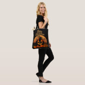 Tote Bag citrouilles joyeux Halloween (Sur le modèle)
