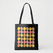 Tote Bag Citrus Candy Lemon Fruit Motif (Devant)