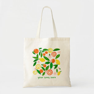 Tote Bag Citrus Celebration sur mesure Épicerie Farmers Mar