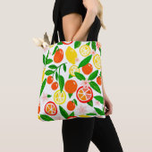 Tote Bag Citrus Fête Fruits Épicerie Agritouristes Marché (De près)