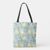 Tote Bag Citrus jaune citron frais (Dos)