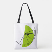 Tote Bag Citrus Lime partout à fourre-tout (Dos)
