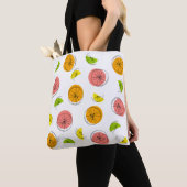 Tote Bag Citrus Multi vert retour sur fourre-tout (De près)