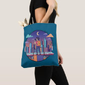 Tote Bag City Night Traveler (De près)