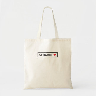 Tote Bag City Town State Pays Accueil I Love Chicago