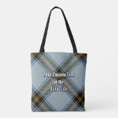 Tote Bag Clan Bell Tartan (Dos)