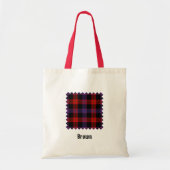 Tote Bag Clan Brown Tartan (Devant)