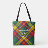 Tote Bag Clan Buchanan Tartan (Dos)