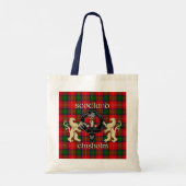 Tote Bag Clan Chisholm Badge & Tartan (Dos)