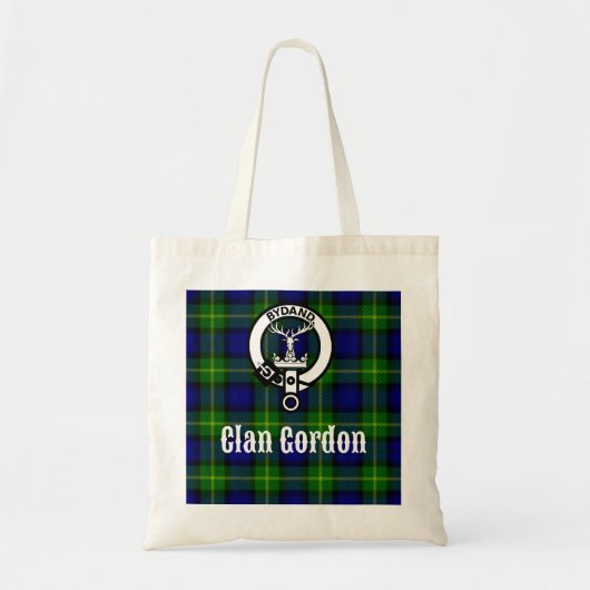 Tote Bag Clan Gordon Tartan Crest (Devant)