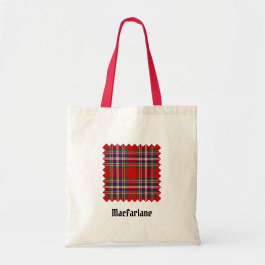 Tote Bag Clan MacFarlane Red Tartan (Devant)