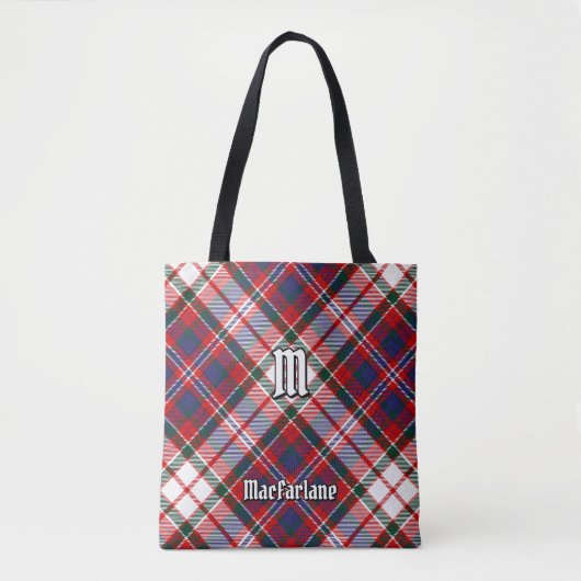 Tote Bag Clan MacFarlane robe Tartan (Devant)