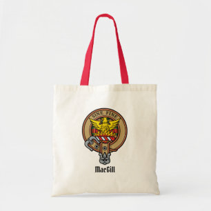 Tote Bag Clan MacGill Crest sur Tartan