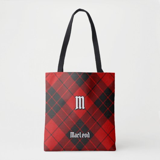 Tote Bag Clan Macleod de Raasay Tartan (Devant)